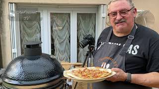 Flammekueche ou tarte flambée au kamado [upl. by Bondon]