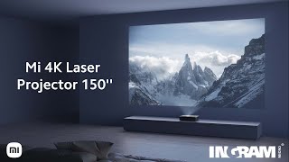 Ingram Micro  Xiaomi Mi 4K Laser Projector 150quot kicsomagoló videó [upl. by Rap]