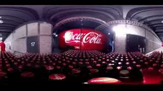 WOOW Реклама Coca Cola в 360 градусов Панорамное видео [upl. by Vivian]