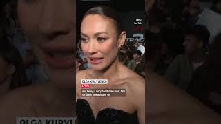 Olga Kurylenko on the quotmost attractive thingquot about her costar Chris Hemsworth shorts [upl. by Roscoe201]