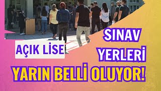 Açık Lise Sınav Yerleri Yarın Belli Oluyor Sınav Yeri Nasıl Öğrenilir Aol Sınav Giriş Belgesi [upl. by Cannell]