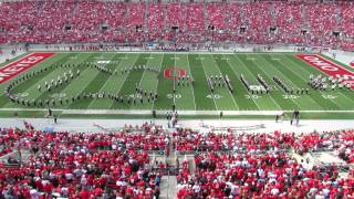 Ohio State Marching Band THE BEATLES Halftime Show TBDBITL OSU vs Florida AM 9 21 2013 [upl. by Carlynn]