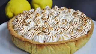 Recette facile de la tarte au citron meringuée US subtitles  lemon pie [upl. by Smeaj]