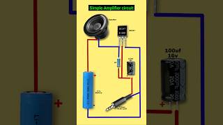 Simple amplifier circuit diagram  BC 547 transistor amplifier [upl. by Rawdon]