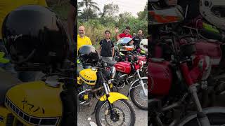 IBW 2024 CHAI amp PAKODA RIDE LINEUP WITH YAMAHA RIDERS WITH THEIR RXS AND RD350S BIKE shorts [upl. by Arimlede342]