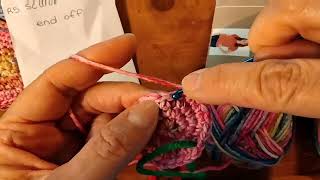 Tutorial on crocheting a face wash cloth beginner Friendly Pattern shown [upl. by Nylyoj]