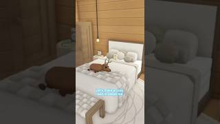 Building a Cozy bed in adopt me speedbuild adoptme roblox [upl. by Navillus]