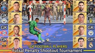 FC 24 VOLTA  Mbappe Haaland Messi Ronaldo become goalkeepers  Penalty Shootout Tournament [upl. by Zeuqram31]