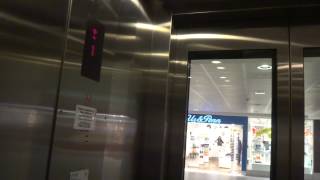 2008 Total MRL traction elevator  Birsta City Shoppingcenter Sundsvall Sweden [upl. by Dib791]