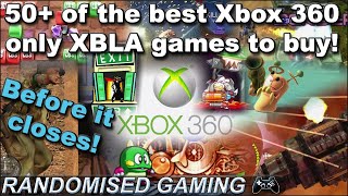 The best Xbox 360 XBLA only games to get before and after the shutdown Over 50 games amp Kinect ones [upl. by Anerev546]