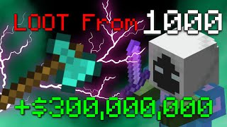 LOOT From 1000 T5 REVENANT HORRORS Hypixel Skyblock [upl. by Ilke]