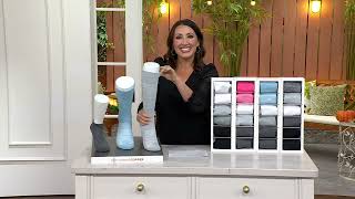 Tommie Copper 6 Pack SnugStay Compression Socks on QVC [upl. by Joshua]