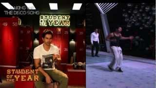 The Disco Song  Making  Student Of The Year  Sidharth Malhotra Alia Bhatt amp Varun Dhawan [upl. by Annaicul]