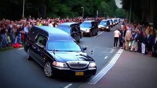 MH17 Funeral convoy to the military base of Hilversum Netherlands [upl. by Enelahs]