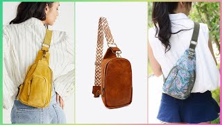 MOST IMPRESSIVE SLING BAGS IDEAS FOR BIGINNERS  BOLSAS DE BANDOLERA [upl. by Ahsemed]