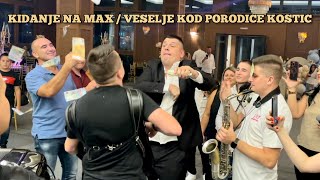 KIDANJE NA MAX  VESELJE KOD PORODICE KOSTIC  ORKESTAR ACE NIKOLICA BRAJICA I MILAN STRASNI [upl. by Pleasant]