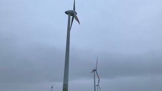 Windpark Lesse Update mit Eisabwurf  4 [upl. by Aelgna]