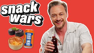 James McAvoy Rates English And Scottish Food  Snack Wars [upl. by True]