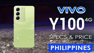 Vivo Y100 4G Specs Features and Price in the Philippines [upl. by Eirrab913]