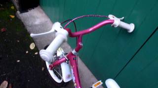 Girls BMX RALEIGH Bike  14quot wheel bike MOLLY Girls Bike 191111 [upl. by Cummine]