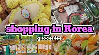 shopping in Korea vlog 🇰🇷 ㅣgrocery meal kit food haul with prices Emart [upl. by Winograd]