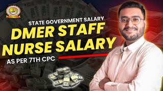 DMER Salary🔥  State Government Nursing Salary  Salary after BSc Nursing dmermaharashtra [upl. by Novy131]