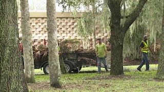 Alachua County residents react to Hurricane Milton [upl. by Dnallor]