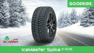 GOODRIDE IceMaster Spike Z506 Tire Ice Test [upl. by Nemlaz]