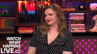 Amber Tamblyn Defends Lisa Barlow Against the Rumors on RHOSLC  WWHL [upl. by Lawan]