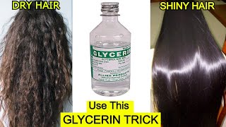 Use Glycerin This way To Turn Dry Frizzy Hair To Soft Smooth Shiny Hair Naturally  Priya Malik [upl. by Anenahs]