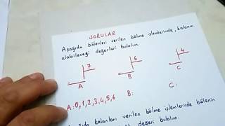 3sınıf matematik bölen ile kalan ilişkisi Bulbulogretmen matematik [upl. by Busiek]