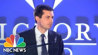 Pete Buttigieg To Mike Pence Your Quarrel Sir Is With My Creator  NBC News [upl. by Lubbock121]