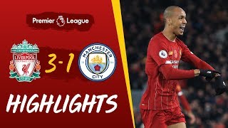 Liverpool 31 Man City  Fabinhos stunner helps Reds beat City  Highlights [upl. by Sanyu622]