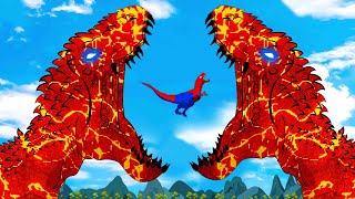 EVOLUTION OF LAVA TREX vs SPIDER TREXNEW TRANSFORMERS RISE OF THE BEASTS Who King Of Monsters [upl. by Wrench]