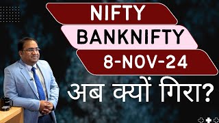 Nifty Prediction and Bank Nifty Analysis for Friday  8 November 24  Bank Nifty Tomorrow [upl. by Asatan23]