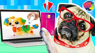 🐶 Mi PERRO se compra JUGUETES por INTERNET 🤓 👀 [upl. by Elkin]