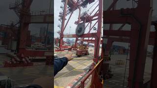 Loading and discharging process of containers 🚢✅ containership container shortvideo trending [upl. by Teria988]