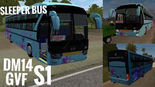 GV FLORIDA DM14SLEEPER BUS MOD BUS SIMULATOR INDONESIA [upl. by Paulie]