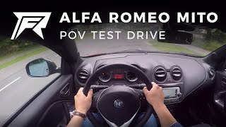 2017 Alfa Romeo MiTo Turbo TwinAir  POV Test Drive no talking pure driving [upl. by Nysa]