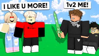 She CHEATED On Her BOYFRIEND So I Got REVENGE On Her Roblox Bedwars [upl. by Brightman283]