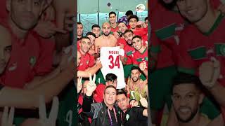 Les joueurs marocains ont rendu hommage à Abdelhak Nouri [upl. by Hsemin]