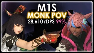 M1 Savage M1S  Monk POV  28610 rDPS  Party Finder Logrun [upl. by Richer]