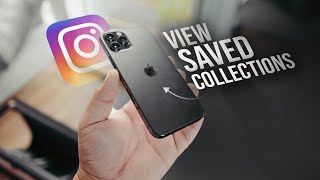 How to View Saved Collections on Instagram tutorial [upl. by Brittani771]