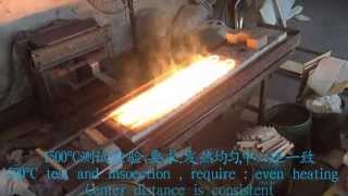 The technology process of JinYu Molybdenum disilicide Heating element [upl. by Noelopan]