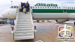 TRIP REPORT  ALITALIA My First Flight  Madrid to RomeFiumicino  Airbus A321 [upl. by Annamarie54]