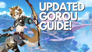 THE BEST DEF BUFFER Updated Gorou Guide  Genshin Impact [upl. by Ateloj672]