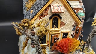 Dept 56 Halloween Village Shipwreck Lighthouse 55088 Test Video [upl. by Enomad]