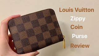 Louis Vuitton Zippy Coin Purse Review [upl. by Gasper]