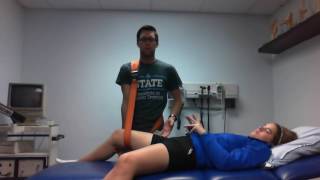 Alternate AnteriorPosterior Hip Maitland Mobilization [upl. by Ihcalam]