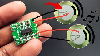 Piezoelectric effect  Connect with PAM 8403 5v  amplifier [upl. by Lamson497]